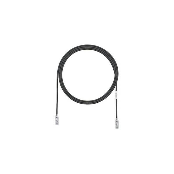 Panduit CBL ASSY MOD 28-4PR SOLID, SMALL DIAMETER 8.5 M, BLACK UTP28SP8.5MBL